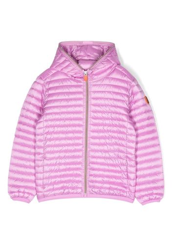 Save The Duck Kids hooded padded jacket - Viola