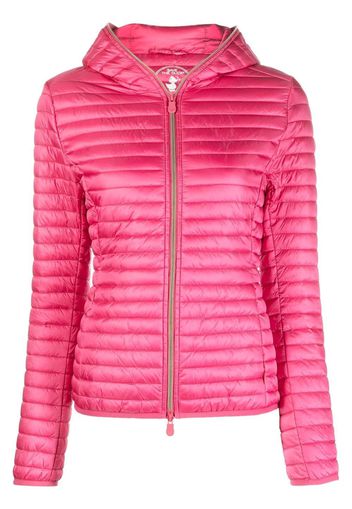 Save The Duck Alexa hooded puffer jacket - Rosa