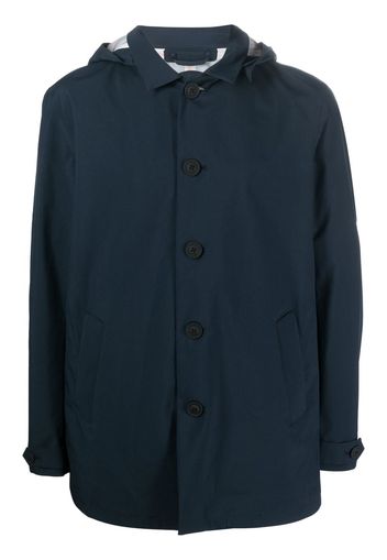 Save The Duck Parka con cappuccio - Blu