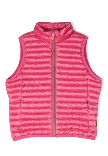 Save The Duck Kids sleeveless padded gilet - Rosa