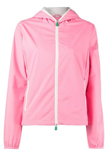 Save The Duck Stella recycled-polyester waterproof hooded jacket - Rosa