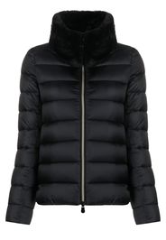 Save The Duck faux-fur collar padded jacket - Nero