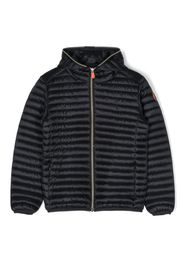 Save The Duck Kids hooded padded jacket - Nero
