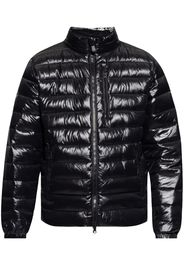 Save The Duck logo-patch padded jacket - Nero
