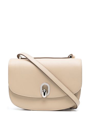 Savette Tondo calf-leather shoulder bag - Toni neutri