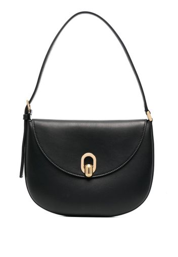 Savette Tondo leather shoulder bag - Nero