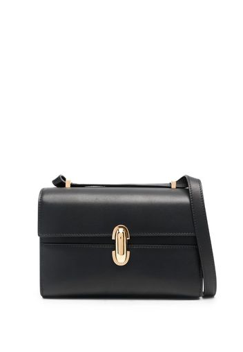 Savette Symmetry 19 leather crossbody bag - Nero