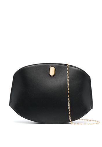 Savette Tondo Chain leather crossbody bag - Nero