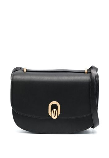 Savette Tondo 22 leather shoulder bag - Nero