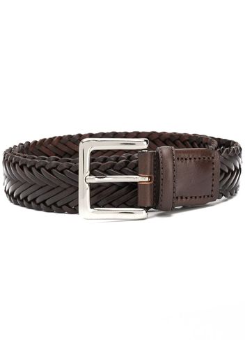 braided buckled belt