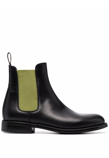 Scarosso Claudia colour-block ankle boots - Nero