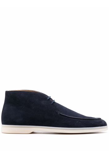 Scarosso lace-up suede boots - Blu