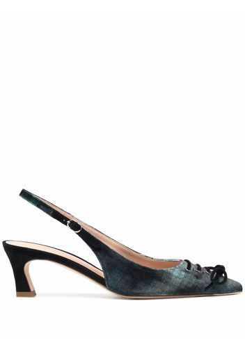 Scarosso Pumps Livv tartan 55mm - Blu