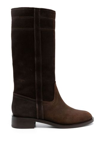 Scarosso Tess 30mm suede boots - Marrone