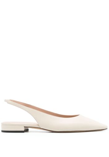 Scarosso pointed-toe slingback ballerina shoes - Toni neutri