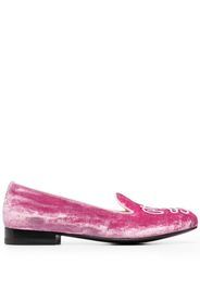 Scarosso Brian Atwood Lady Nolita Pink Velvet - Rosa