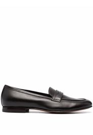 Scarosso Valeria leather penny loafers - Marrone