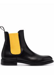 Scarosso Claudia colour-block anle boots - Nero