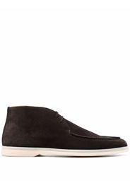 Scarosso lace-up suede boots - Nero