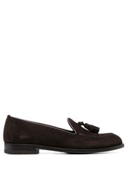 Scarosso Sienna tasselled leather loafers - Marrone