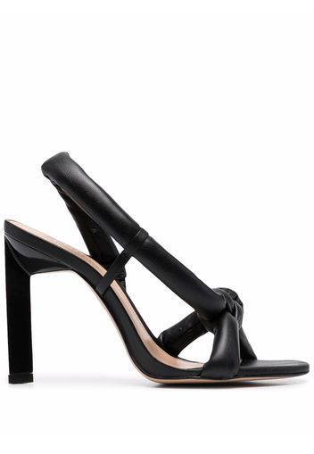 Schutz Sandali in pelle Alto Puffy - Nero