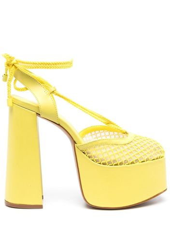 Schutz rope-detail leather pumps - Giallo