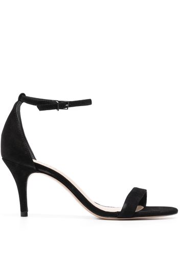 Schutz single-strap 85mm leather sandals - Nero