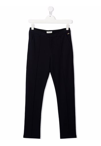 Scotch & Soda Kids TEEN box-pleat skinny trousers - Blu