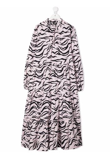 Scotch & Soda Kids TEEN zebra print maxi dress - Rosa