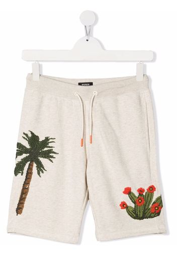 Scotch & Soda Kids Shorts sportivi con ricamo - Toni neutri