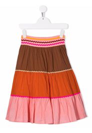 Scotch & Soda Kids colour-block panelled skirt - Rosa