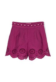 Scotch & Soda floral-embroidered shorts - Rosa