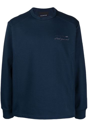 Sease Comfort Zone cotton sweatshirt - Blu