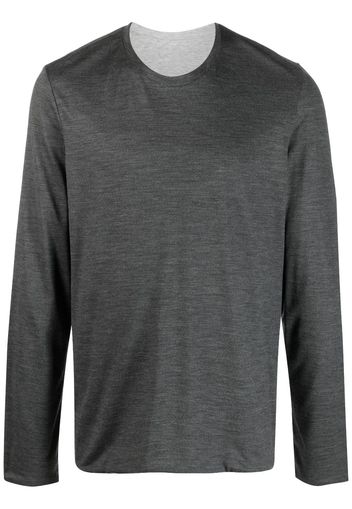 Sease virgin-wool long-sleeved top - Grigio