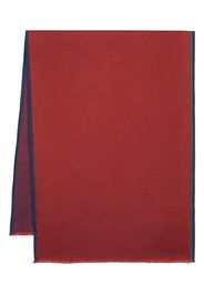 Sease two-tone scarf - Rosso