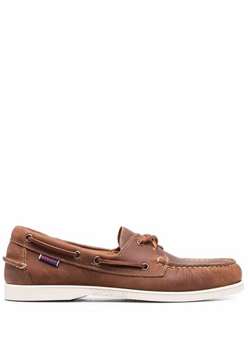 Sebago Dockside Portland boat shoes - Marrone