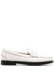 Sebago Dan penny-slot flat leather loafers - Bianco