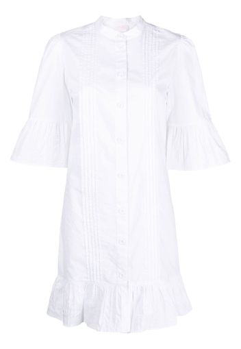 See by Chloé cotton short shirt dress - Bianco