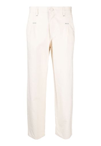 See by Chloé pintuck-detail tapered jeans - Toni neutri