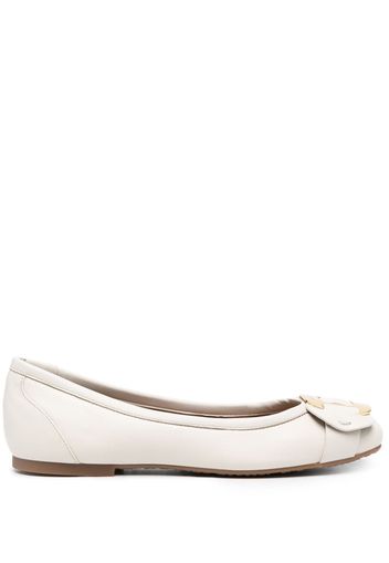 See by Chloé Chany leather ballerina shoes - Toni neutri