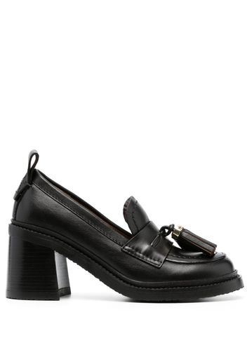 See by Chloé Skyie 80mm leather loafers - Nero