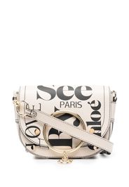 See by Chloé Mara logo-print shoulder bag - Toni neutri