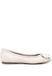 See by Chloé Chany leather ballerina shoes - Toni neutri