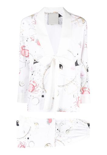 Seen Users cancer horoscope trouser suit - Bianco