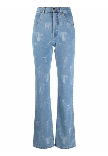 Seen Users Jeans svasati con fiocco - Blu