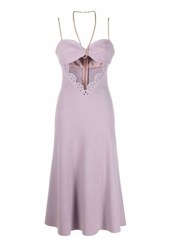 Seen Users cut-out scallop-detail dress - Viola