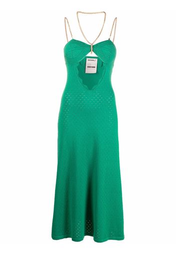 Seen Users Abito midi con dettaglio cut-out - Verde