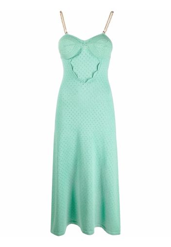 Seen Users cut-out midi dress - Verde