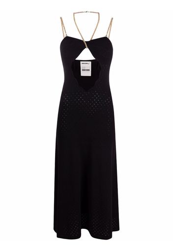 Seen Users cut-out midi dress - Nero