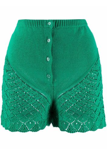 Seen Users Shorts traforati - Verde